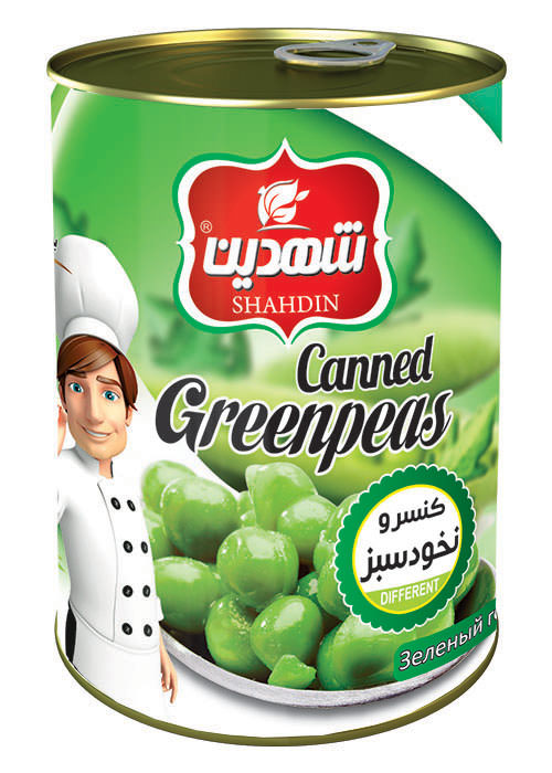 Properties of Green peas can foods